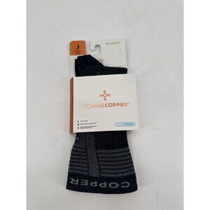 Tommie Copper Women's Compression Recovery Crew Socks 4-6.5 Grey
